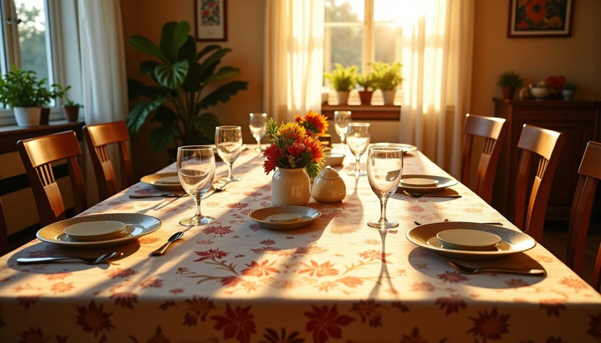 Comment la nappe sur mesure s&rsquo;impose comme l&rsquo;incontournable des tables familiales