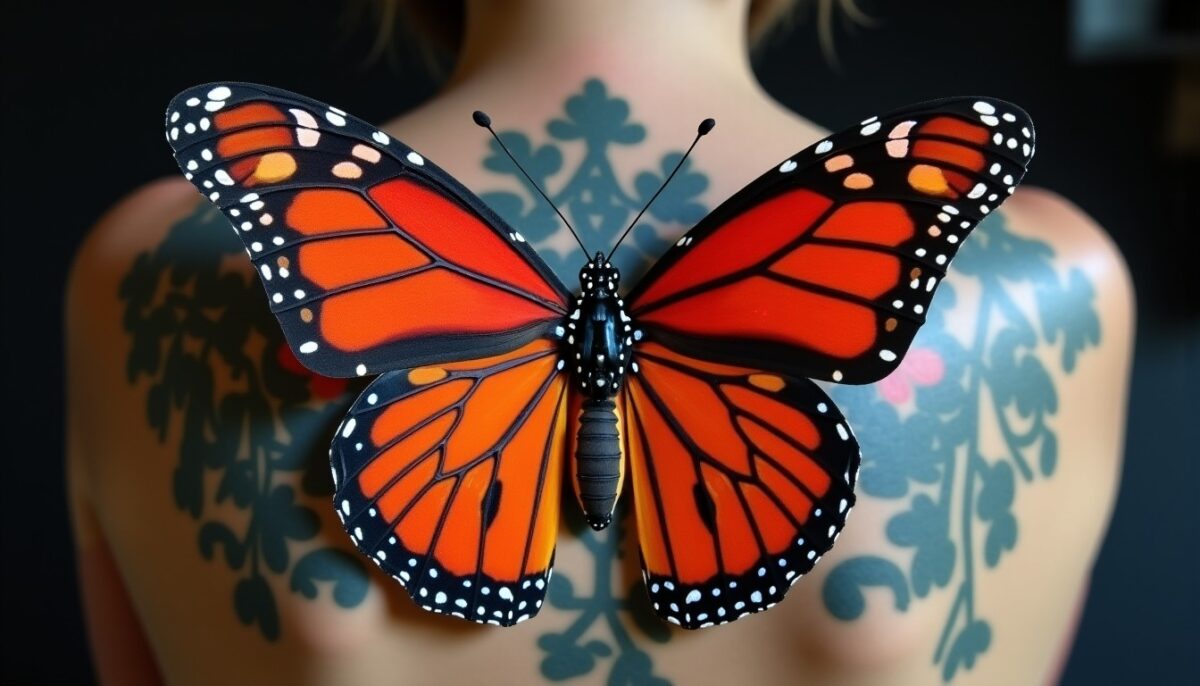 Le tatouage papillon : 12 significations profondes et emplacements idéaux